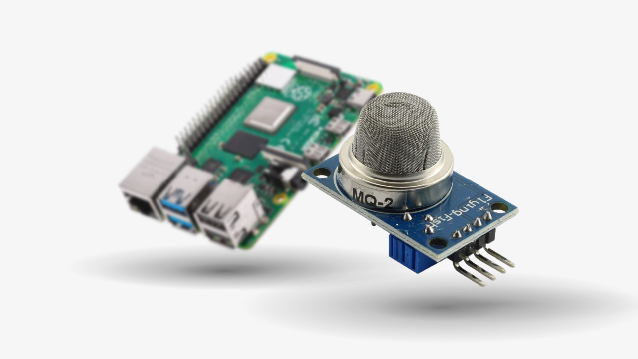 راه‌اندازی و انتقال داده‌های سنسور گاز با رزبری‌پای از طریق اینترنت