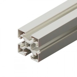 پروفیل آلومینیومی شیاردار 45*45 متوسط آنودایز نقره‌ای