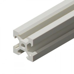 پروفیل آلومینیومی شیاردار 20*20  آنودایز نقره ای (V-SLOT)  