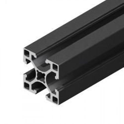 پروفیل آلومینیومی شیاردار 40*40 متوسط کیفیت بالا آنودایز مشکی