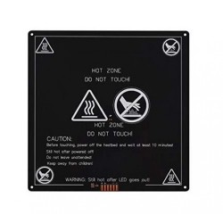 هیت بد آلومینیومی MK3 پرینتر سه بعدی ابعاد 220*220 میلی متر ضخامت 3 میلی متر